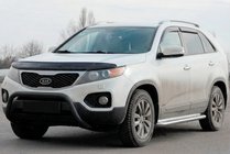 Kia Sorento II XM 2009–2014 Přední ochranný rám WT007 Black (nerez) fotografie 2