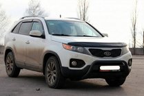 Kia Sorento II XM 2009–2014 Přední ochranný rám WT007 Black (nerez) fotografie 3
