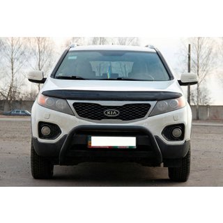 Přední ochranný rám WT007 Black (nerez) Kia Sorento II XM 2009–2014 fotografie 1