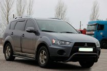 Mitsubishi Outlander 2006–2012 Přední ochranný rám WT007 Black (nerez) fotografie 3