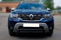 Dacia Duster 2018–2024 Přední ochranný rám WT007 Black (nerez) fotografie 2
