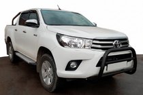 Toyota Hilux 2015– Přední ochranný rám WT007 Black (nerez) fotografie 1