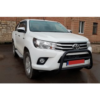 Přední ochranný rám WT007 Black (nerez) Toyota Hilux 2015– fotografie 2