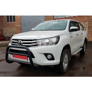 Přední ochranný rám WT007 Black (nerez) Toyota Hilux 2015– fotografie 4