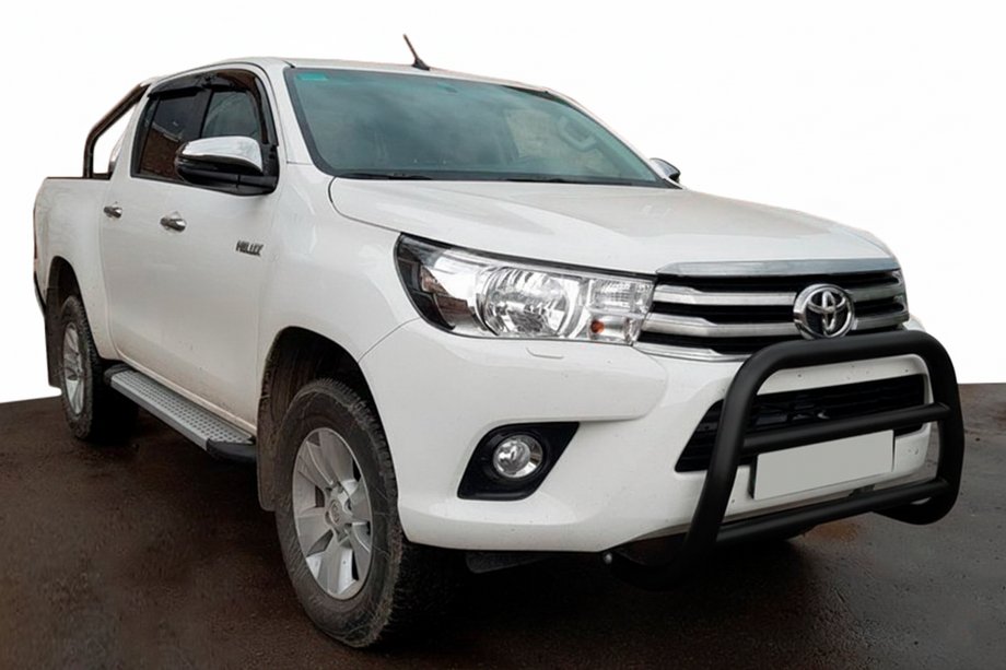 Toyota Hilux 2015– Přední ochranný rám WT007 Black (nerez) Image