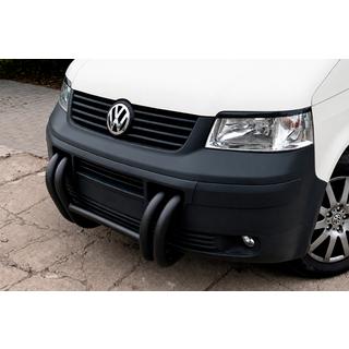 Přední ochranný rám (kengur) ST006-03 Nizdri Black (nerez) Volkswagen T5 Transporter 2003–2010 fotografie 2