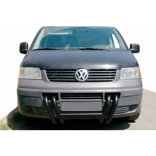 Přední ochranný rám (bullbar) ST006-04 Nizdri Black (nerez) Volkswagen T5 Transporter 2003–2010 fotografie 1