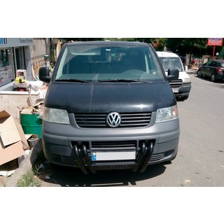 Přední ochranný rám (bullbar) ST006-04 Nizdri Black (nerez) Volkswagen T5 Transporter 2003–2010 fotografie 3