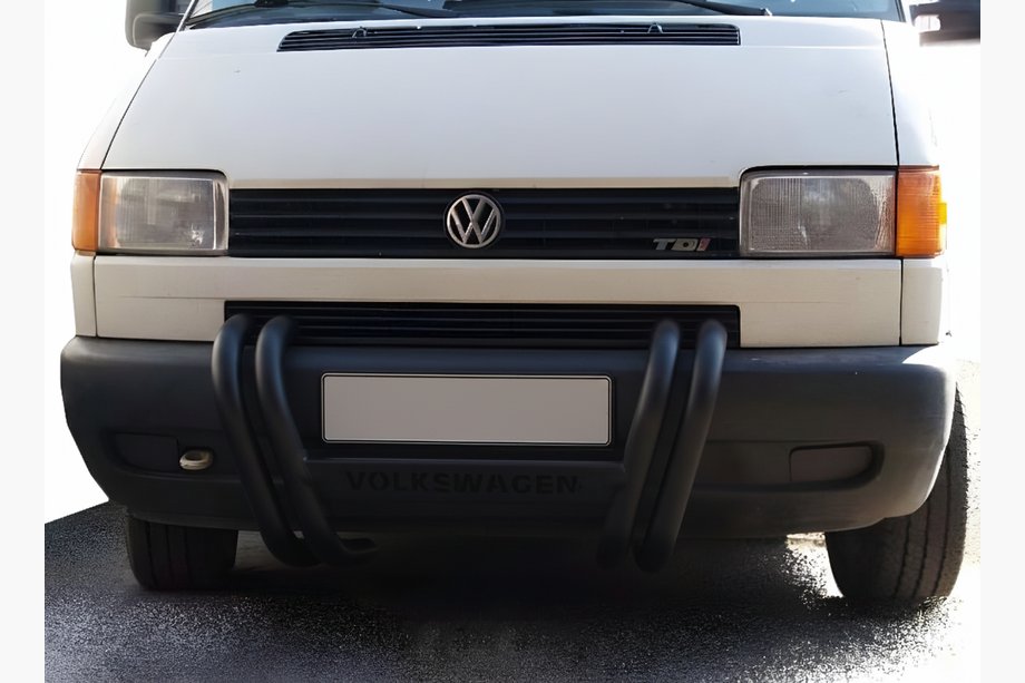 Volkswagen T4 Caravelle/Multivan 1990–2003 Přední ochranný rám ST006 Black (nerez) Image