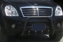 SsangYong Rexton I 2001–2017 Nerezový bullbar QT006 Black fotografie 1