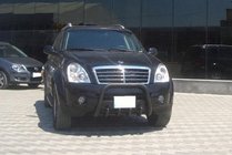 SsangYong Rexton I 2001–2017 Nerezový bullbar QT006 Black fotografie 2
