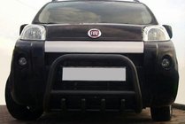 Citroen Nemo 2007–2017 Přední ochranný rám QT006 Black (nerez) fotografie 2