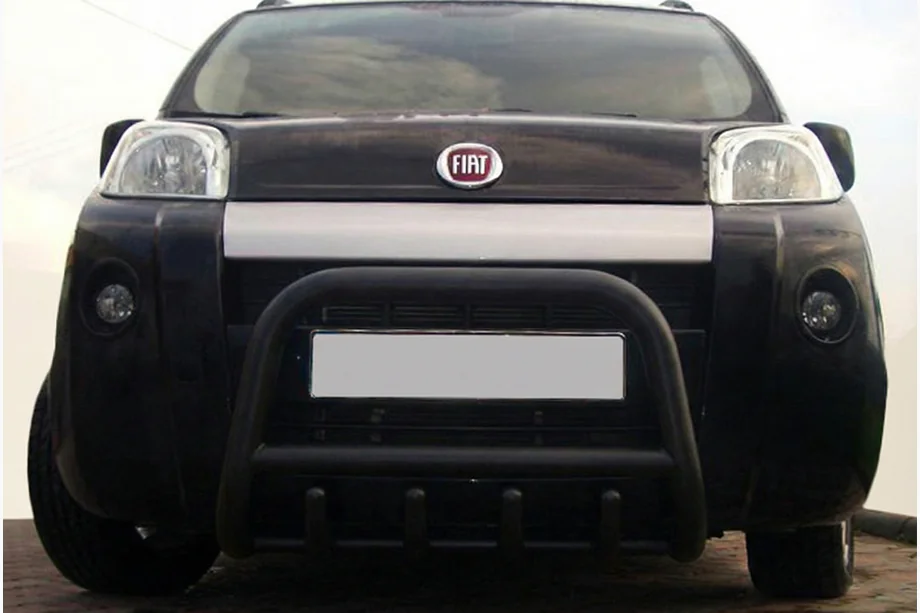 Peugeot Bipper 2008–2017 Nerezový bullbar QT006 Black Image