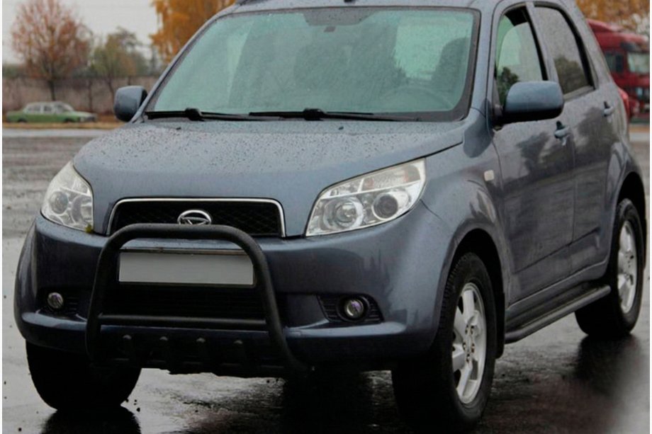 Daihatsu Terios 2006–2017 Přední ochranný rám QT006 Black (nerez) Image
