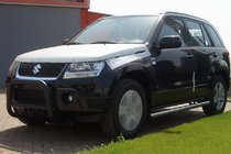Suzuki Grand Vitara 2005–2017 Přední bullbar QT006 Black (nerez) fotografie 1