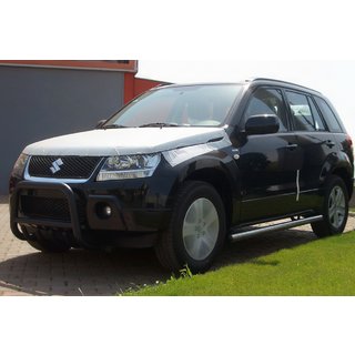 Přední bullbar QT006 Black (nerez) Suzuki Grand Vitara 2005–2017