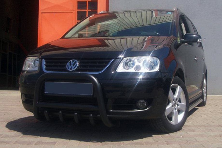 Volkswagen Touran 2003–2010 Nerezový bullbar QT006 Black Fotografie 2