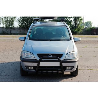 Nerezový bullbar QT006 Black Opel Zafira A 1998–2005 fotografie 1
