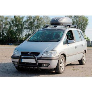 Nerezový bullbar QT006 Black Opel Zafira A 1998–2005 fotografie 2