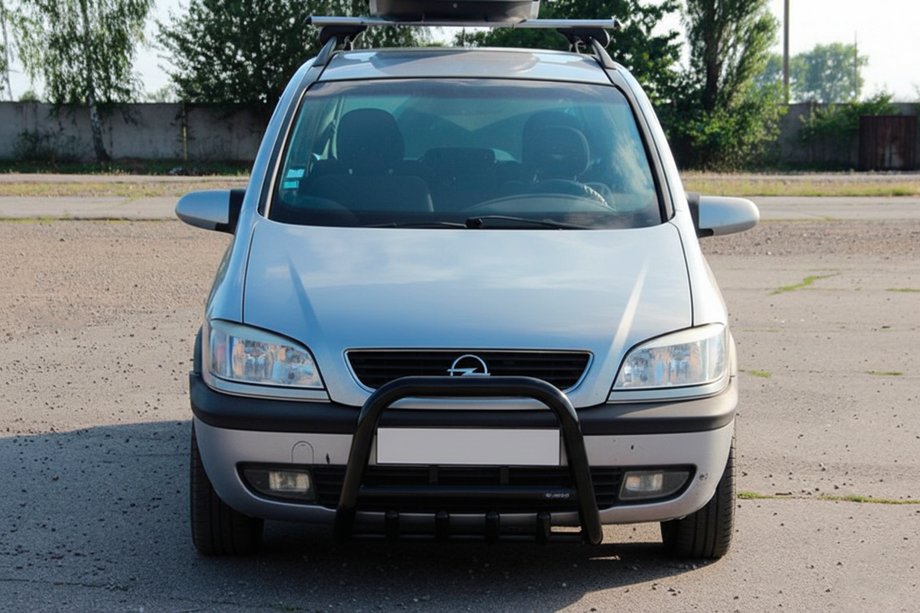 Opel Zafira A 1998–2005 Nerezový bullbar QT006 Black Image