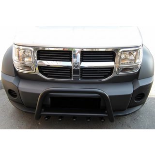 Přední ochranný rám QT006 Black (nerez) Dodge Nitro 2006–2011