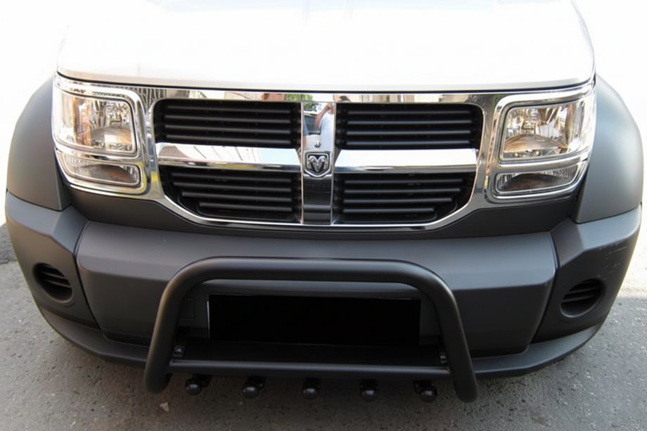 Dodge Nitro 2006–2011 Přední ochranný rám QT006 Black (nerez) Image