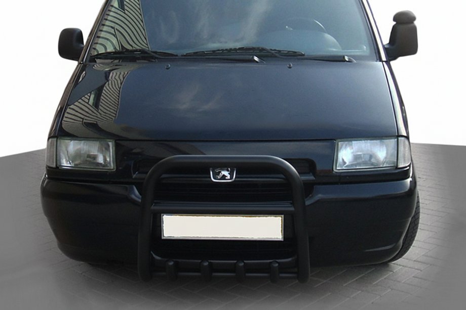 Citroen Jumpy 1996–2007 Nerezový bullbar QT006 Black Image