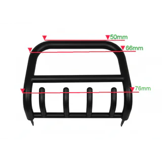 Přední bullbar QT006 Black (nerez)