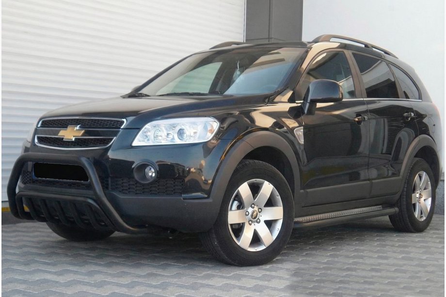 Chevrolet Captiva 2006–2019 Přední ochranný rám WT002 Black (nerez) Image