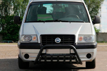 Citroen Jumpy 1996–2007 Přední ochranný rám WT002 Black (nerez) fotografie 1