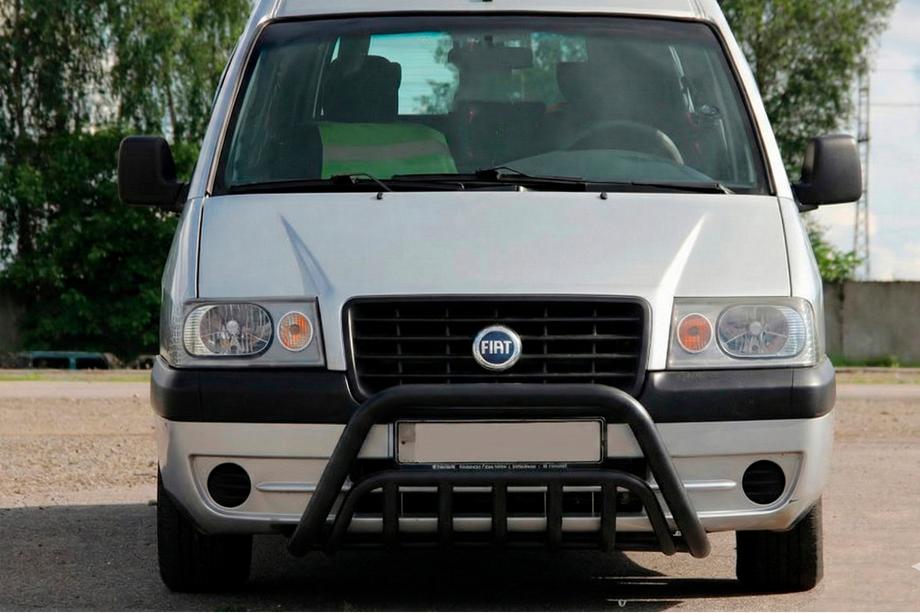 Citroen Jumpy 1996–2007 Přední ochranný rám WT002 Black (nerez) Image