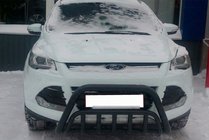 Ford Kuga/Escape 2013–2019 Přední ochranný rám WT002 Black (nerez) fotografie 3