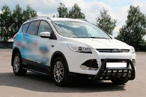 Ford Kuga/Escape 2013–2019 Přední ochranný rám WT002 Black (nerez) fotografie 2