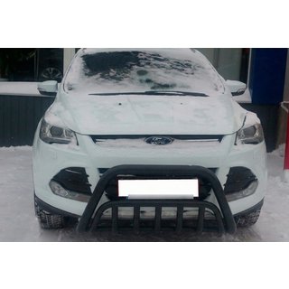 Přední ochranný rám WT002 Black (nerez) Ford Kuga/Escape 2013–2019 fotografie 3