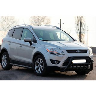 Přední ochranný rám WT002 Black (nerez) Ford Kuga 2008–2013 fotografie 3