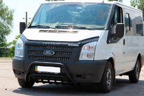 Ford Transit 2000–2014 Přední ochranný rám WT002 Black (2006-2014, nerez) fotografie 1