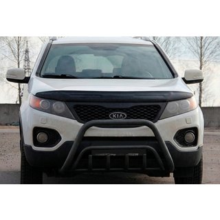 Přední ochranný rám (bullbar) WT002/2 Black (nerez) Kia Sorento II XM 2009–2014 fotografie 3
