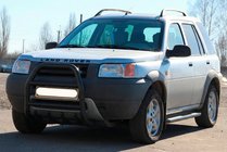 Land Rover Freelander I 1997–2006 Přední ochranný rám QT007 Black (nerez) fotografie 3