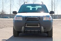 Land Rover Freelander I 1997–2006 Přední ochranný rám QT007 Black (nerez) fotografie 4