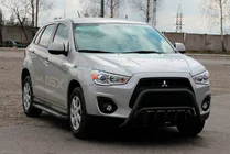 Mitsubishi ASX 2010–2023 Přední ochranný rám WT002 Black (nerez) fotografie 1
