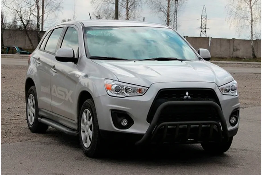 Mitsubishi ASX 2010–2023 Přední ochranný rám WT002 Black (nerez) Image