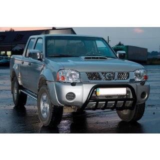 Přední ochranný rám WT002 Black (nerez) Nissan NP300 1999–2015 fotografie 3