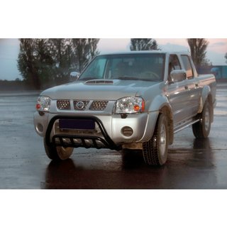 Přední ochranný rám WT002 Black (nerez) Nissan NP300 1999–2015 fotografie 1