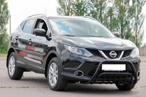 Nissan Qashqai 2014–2021 Přední ochranný rám WT002 Black (nerez) fotografie 3