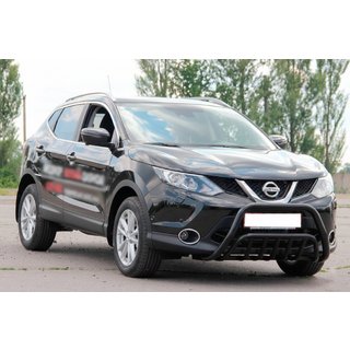 Přední ochranný rám WT002 Black (nerez) Nissan Qashqai 2014–2021 fotografie 3
