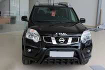 Nissan X-trail T31 2007–2014 Přední ochranný rám WT002 Black (nerez) fotografie 4