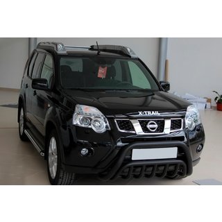 Přední ochranný rám WT002 Black (nerez) Nissan X-trail T31 2007–2014 fotografie 1