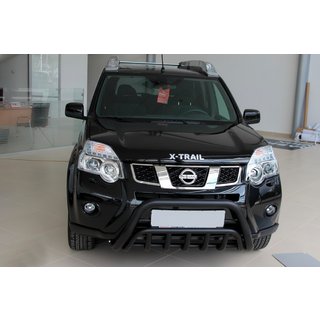 Přední ochranný rám WT002 Black (nerez) Nissan X-trail T31 2007–2014 fotografie 4