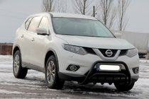 Nissan X-trail T32/Rogue 2014–2021 Přední ochranný rám WT002 Black (nerez) fotografie 2