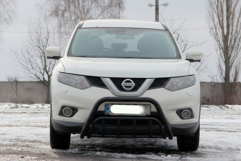 Nissan X-trail T32/Rogue 2014–2021 Přední ochranný rám WT002 Black (nerez) Image
